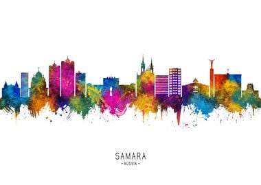 Samara Russia Skyline