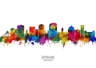 Spokane Washington Skyline