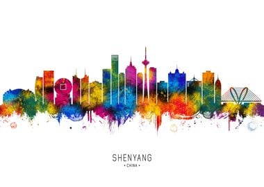 Shenyang China Skyline