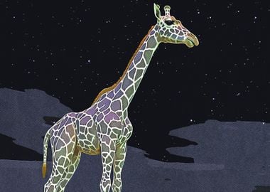 Giraffe Space Vintage