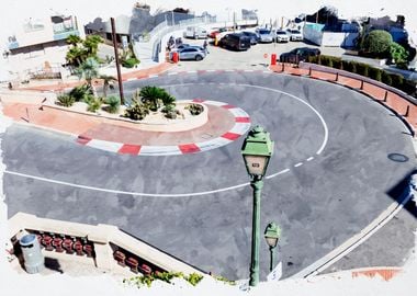 F1 Monaco Curve