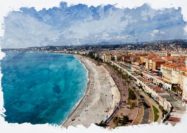 View of Nice France