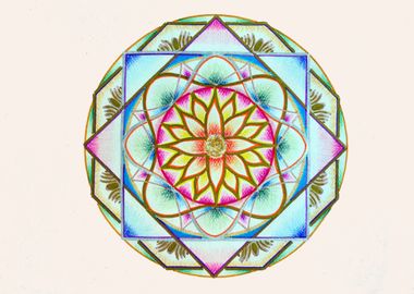 Mandala Heart Blossoming