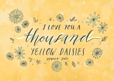 Thousand Yellow Daisies