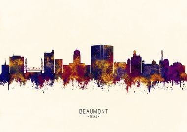 Beaumont Texas Skyline