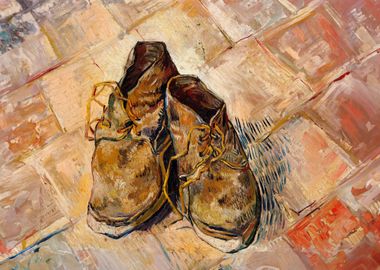 Shoes by Vincent Van Gogh