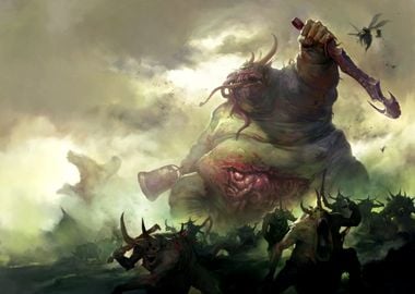 Great Unclean One' Poster, picture, metal print, paint by