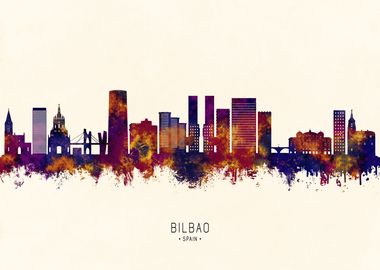 Bilbao Spain Skyline