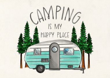 Camping is my happy place