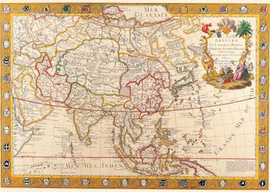 Asia Guillaume Danet 1732