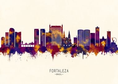 Fortaleza Brazil Skyline