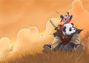 Samurai Panda