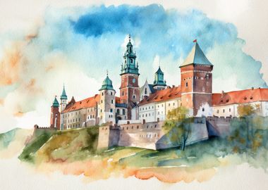 Wawel castle in Krakow