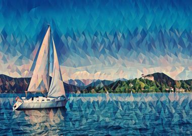 Sailing on Lake Maggiore