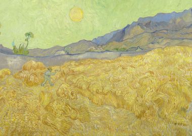 Wheat Field with a Reaper