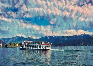 Ferry on Lake Maggiore