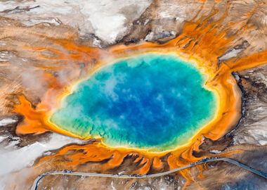 Geyser YellowStone Park US