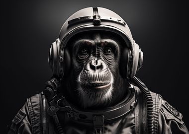 Ape Soviet Astronaut