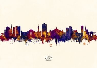 Omsk Russia Skyline