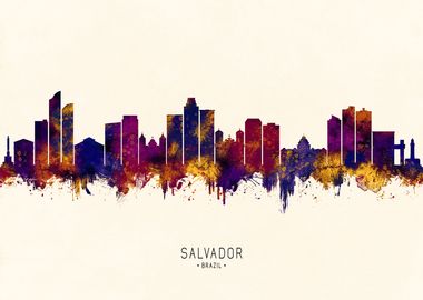 Salvador Brazil Skyline