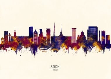 Sochi Russia Skyline