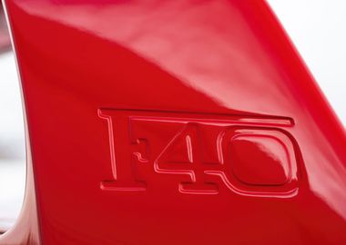 F40 Wing Iconic Symbol