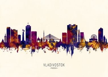 Vladivostok Russia Skyline