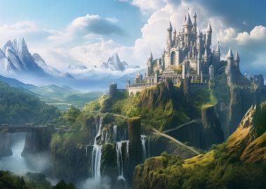 Fantasy Castle Landscape