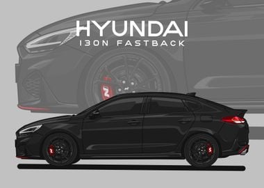 hyundai i30n fastback blck