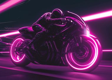 Neon Bike Rider