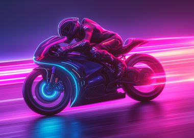 Neon Bike Rider 2