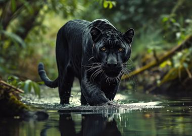 Majestic Black Panther