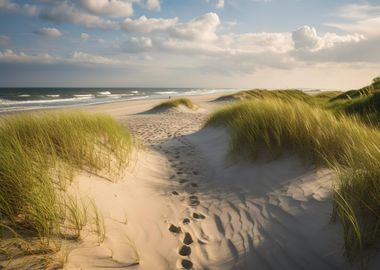 Sand Dunes North Sea See