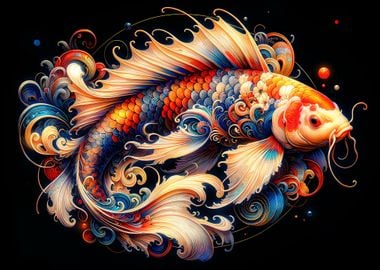 Serene Koi