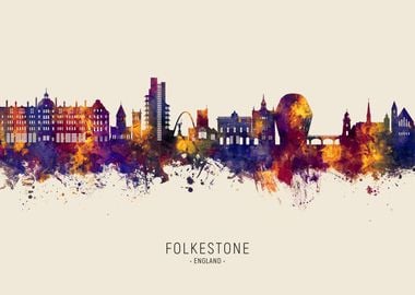 Folkestone Skyline England