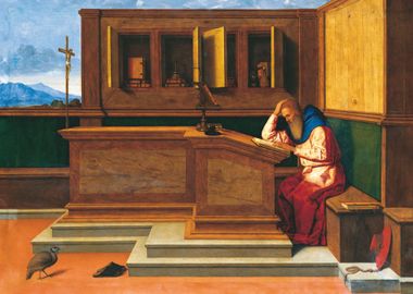 Saint Jerome in His Study