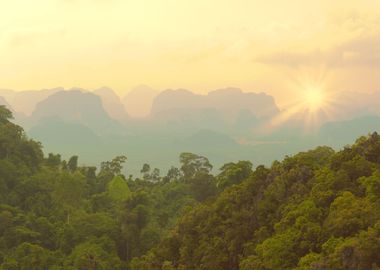 typical Thai rocky view