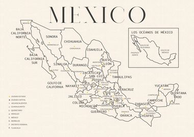 Map of Mexico