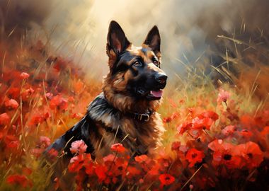 German Shepherd dog 