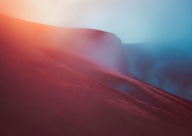 Dusk Mountain Clouds