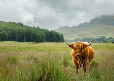 Highland Gentle Cow