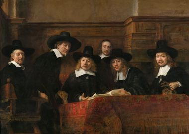 Rembrandt The Syndics 1662