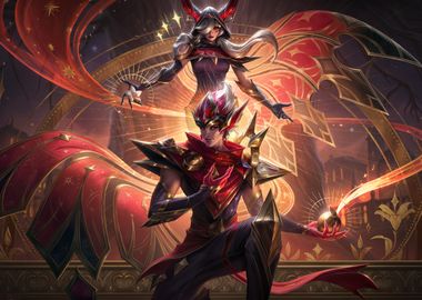 Arcana Xayah and Rakan