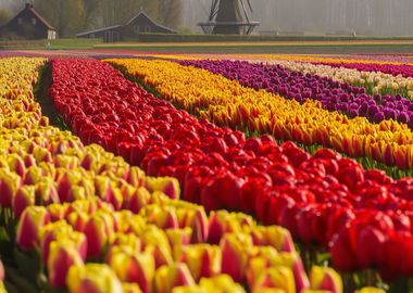 Netherlands Tulip Fields