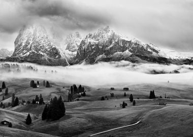 Foggy Dolomites