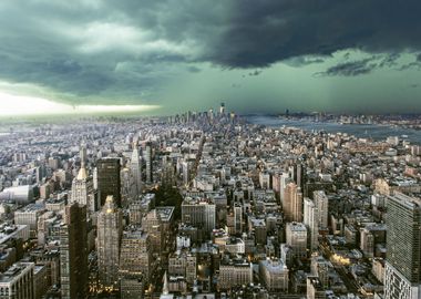 New-York under storm