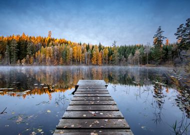 Autumn pier