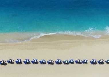 Beach umbrellas