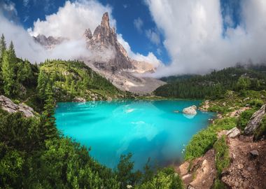 Lago di Sorapis Panorama