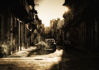 Mystic morning in Havana